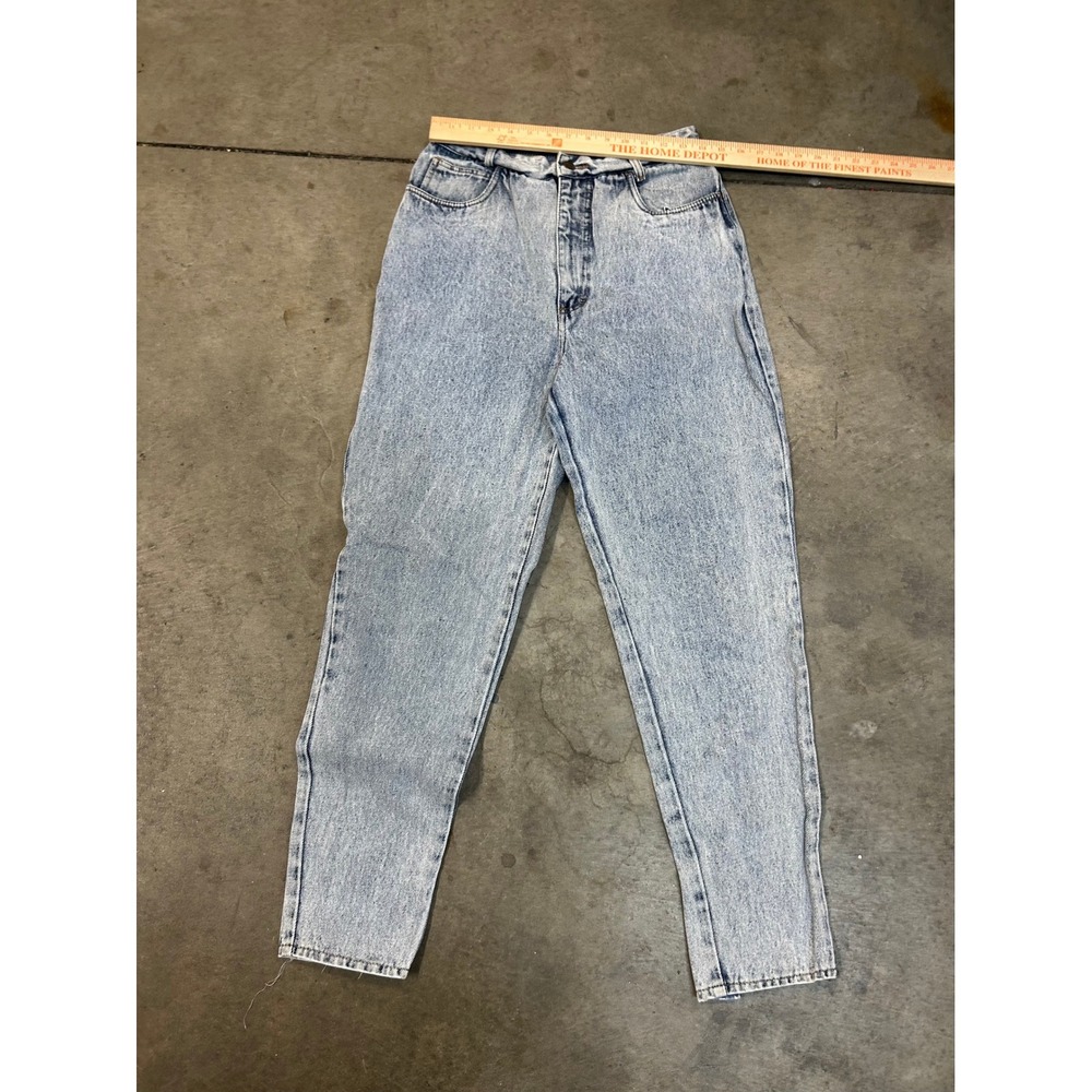 Vintage Late 80s/Early 90s Street Equipt Jeans High Rise Acid Wash Denim 28x28